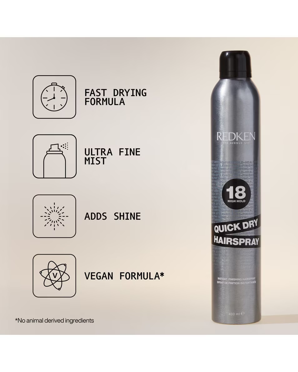 REDKEN Λακ μαλλιών για styling που στεγνώνει γρήγορα - σύνθεση που στεγνώνει γρήγορα