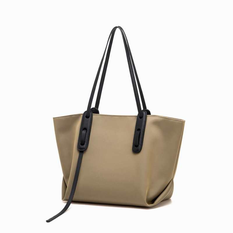Sac Cnoles grand format et tendance, avec poches pour faire les courses, pliable, sac à main, sac de marque, sac bandoulière femme, sac en coton épais