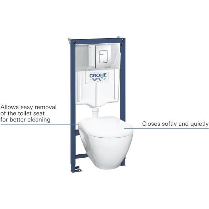 GROHE - Telaio per WC Solido Compact 39186000 - WC 6-9 l 1,13 m
