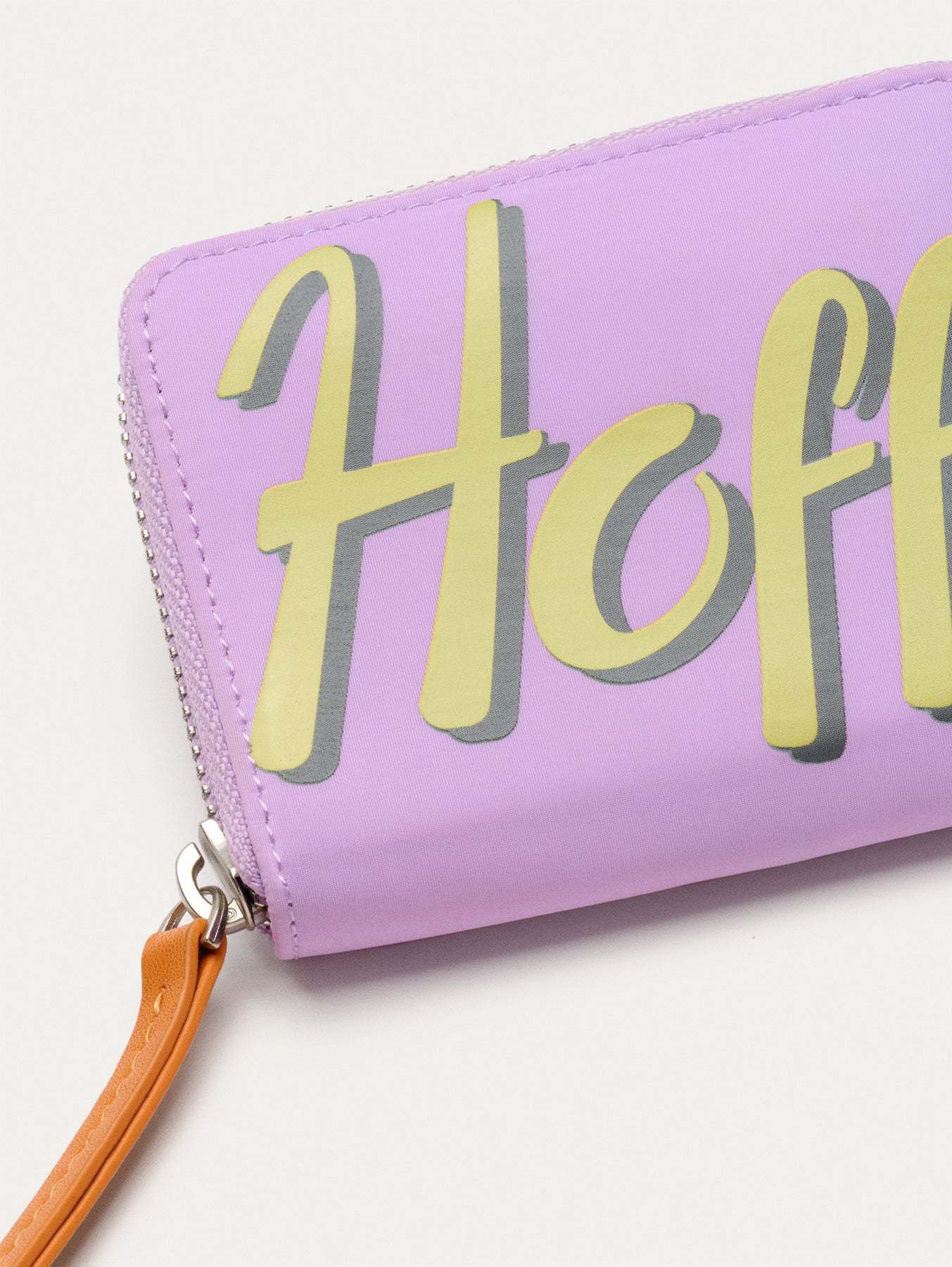 CARTERA NYLON LOGO LILA