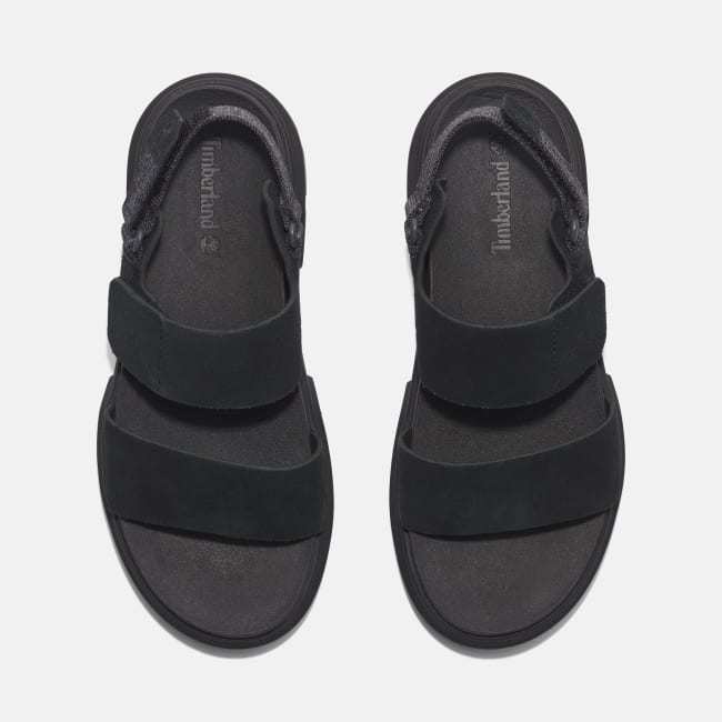 Sandalo a Doppia Fascia Greyfield da Donna in                colore nero