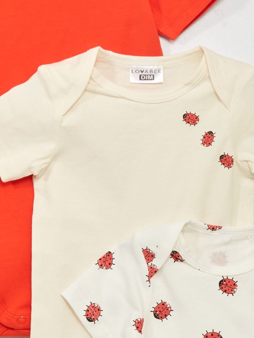 Conjunto de 3 bodys 'DIM' - BEIGE