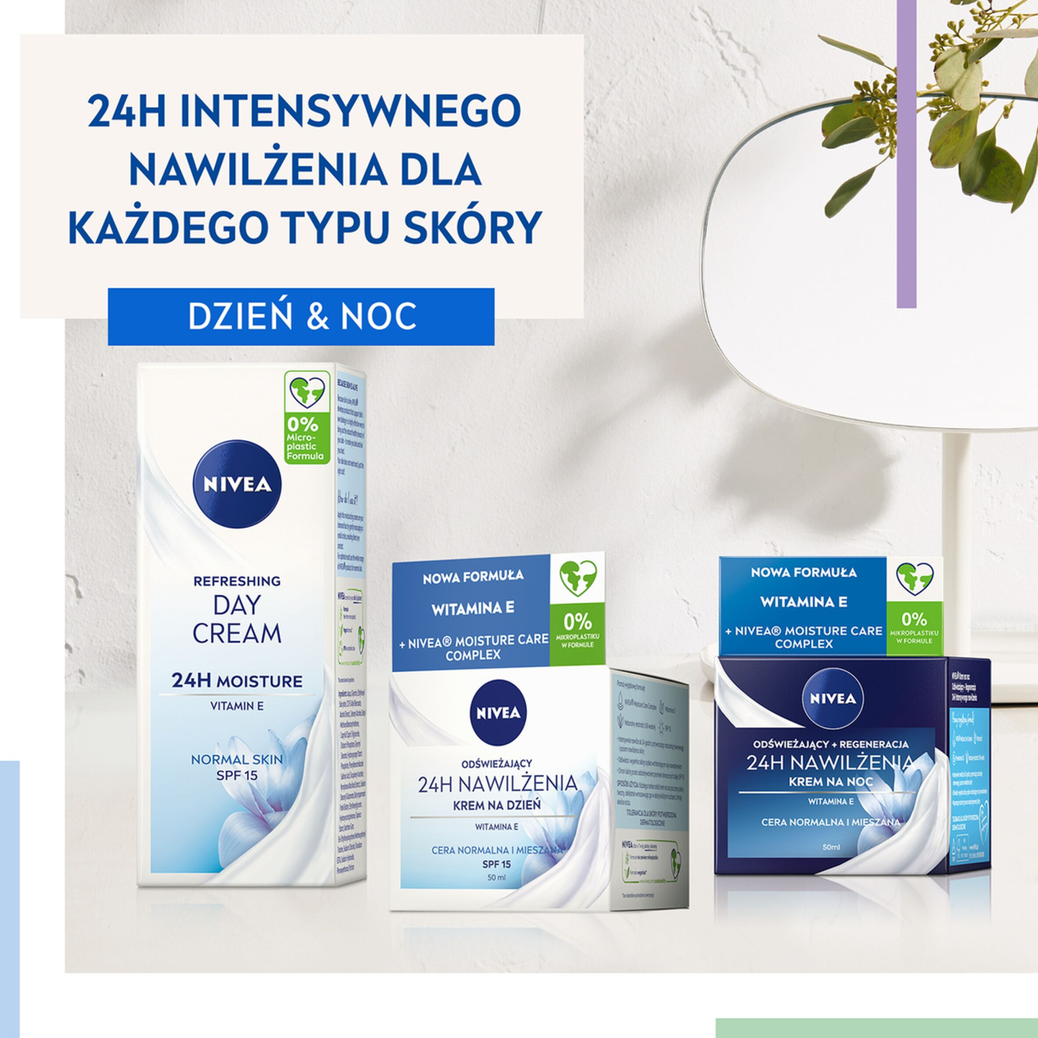 Nivea 24-urna vlažilna krema