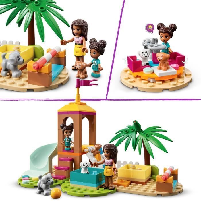 LEGO® 41698 Friends Hundespielplatz Spielzeug für Kinder ab 5 Jahren, mit Rutsche und Spielfigur, Geschenkidee