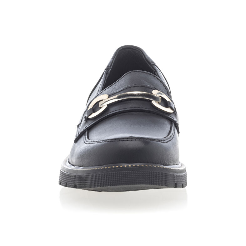 Svarte loafers/båtsko til jente