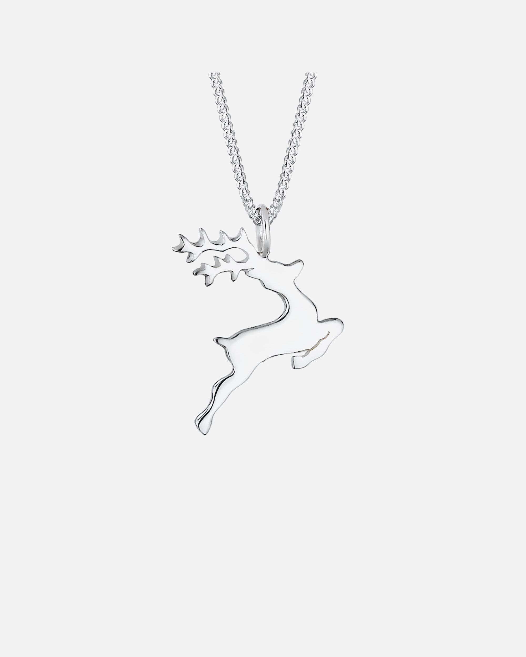 Elli Femme Pendentif de Renne en Argent Sterling 925