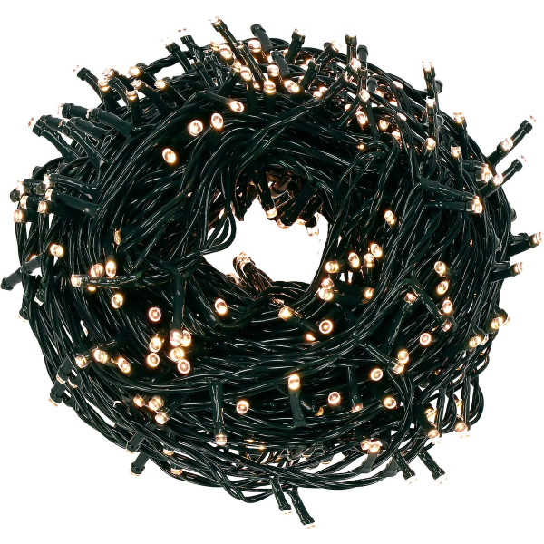 Lampki choinkowe 1500 Led biały ciepły 91,5 m oświetlenie IP44
