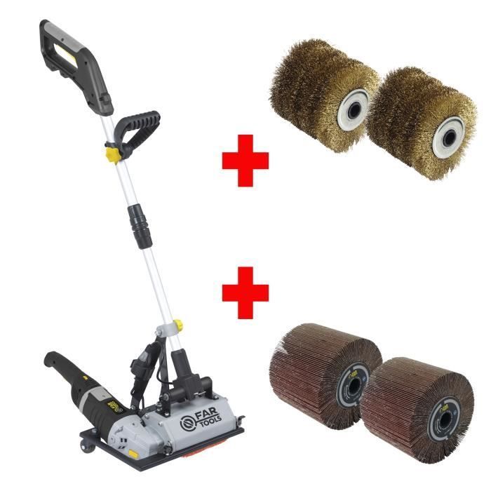 FARTOOLS GROTE VLOERREINIGINGSPAKKET + 2 MESSING DRAADBORSTELS + 2 SCHUURBORSTELS