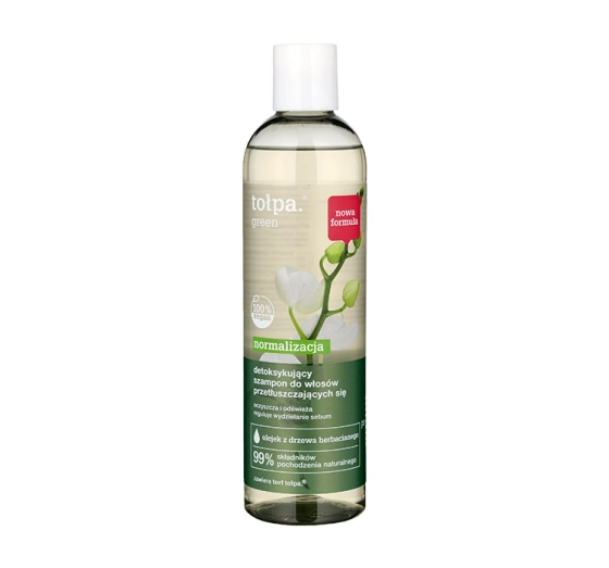 Tołpa Green normalizacja detoksykujący szampon do włosów przetłuszczających się 300ml