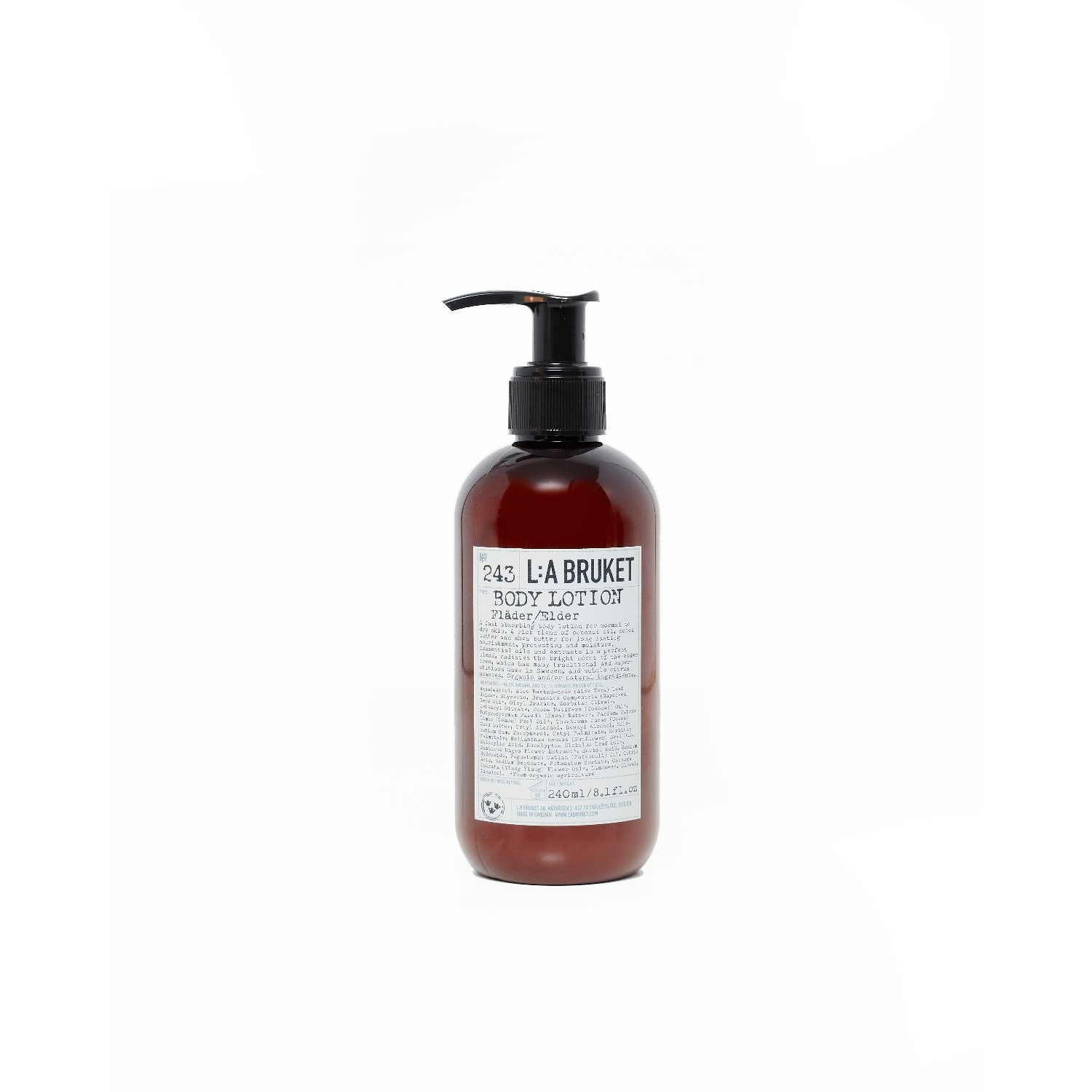 L:A BRUKET Bodylotion nr. 243 Fläder/Elder - 240 ml