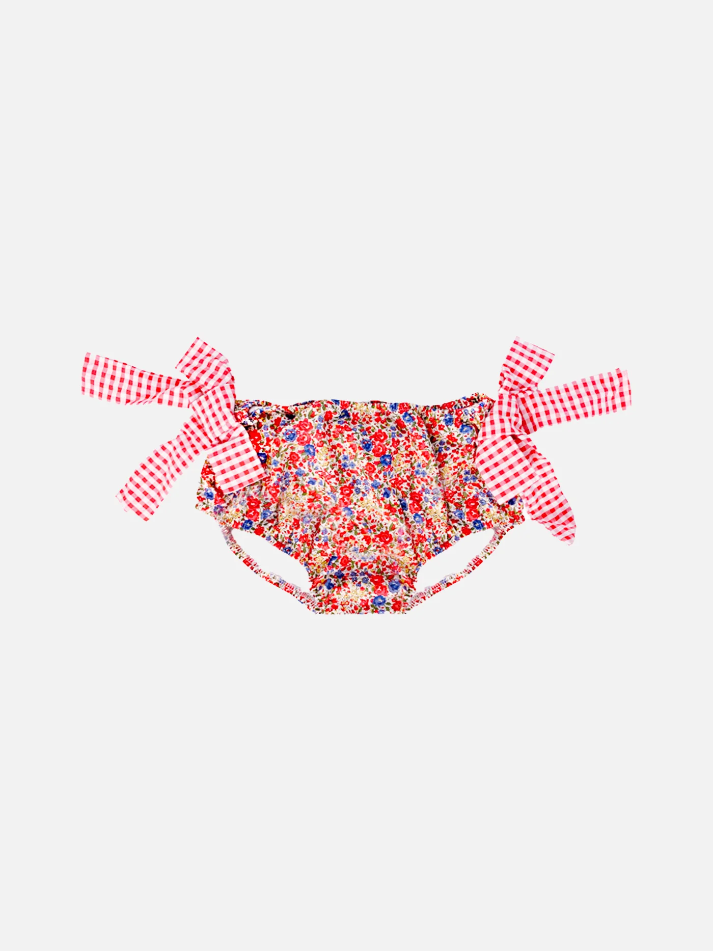 Meisjes zwembroekje met bloemenprint en strikjes | SPECIALE EDITIE