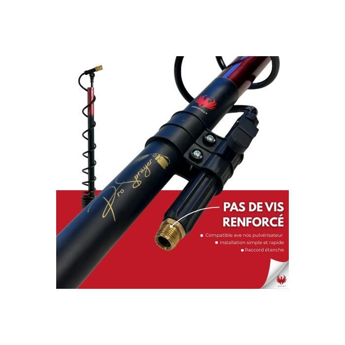 PHOENIX Perche EVO  télescopique 5.4M  pour PRO et DORSAL SPRAYER