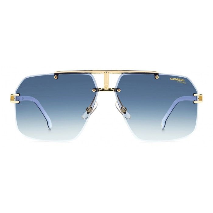 Lunettes de soleil - Carrera - 1054/S GOLD (J5G 08) - Métal - Carré - Tendance