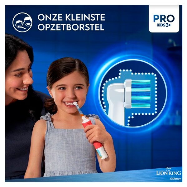 „Oral-B Disney the Lion King“ specialaus leidimo elektrinis dantų šepetėlis<br>