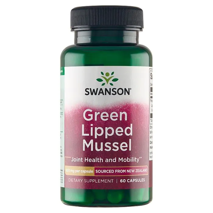 Swanson Nowozelandzka liofilizowana zielona małża 500 mg Kapsułki