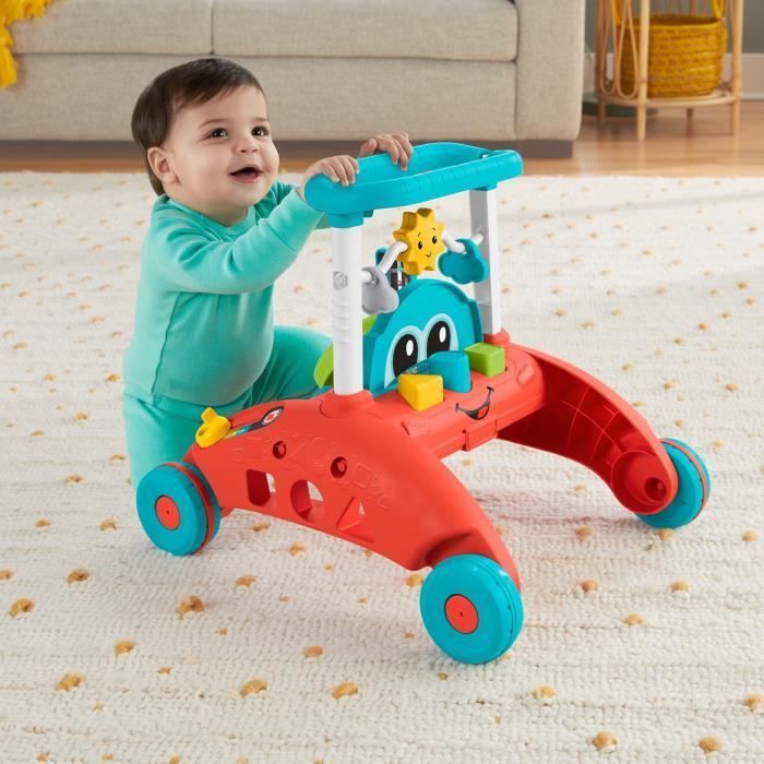 Fisher-Price tweezijdige loopwagen met een constant en regelmatig tempo HJP43