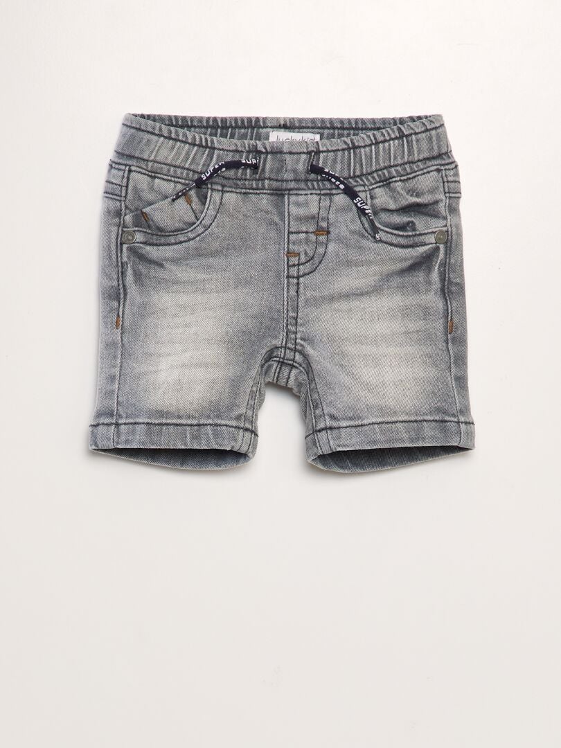 Shorts jeans - CINZA