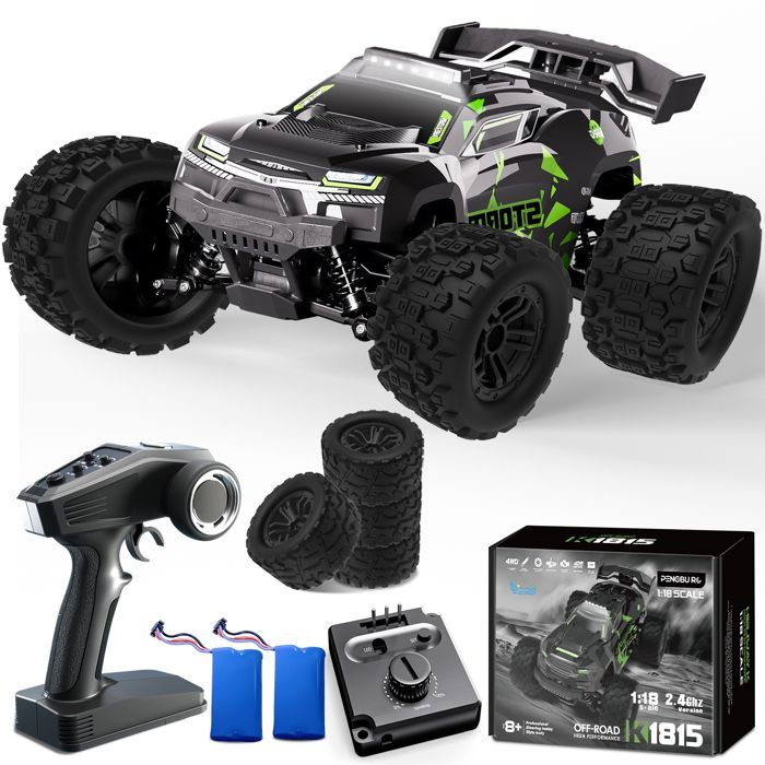 RC-auto 40KM/H kauko-ohjattava auto 8-10-vuotiaille, 1/18 RC-maastoauto