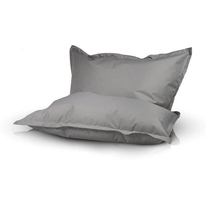 Cojín tipo puf Sako para niños, guardería, bolsa de tela resistente, silla de relajación M, 170x135, Perla, Ecopuf