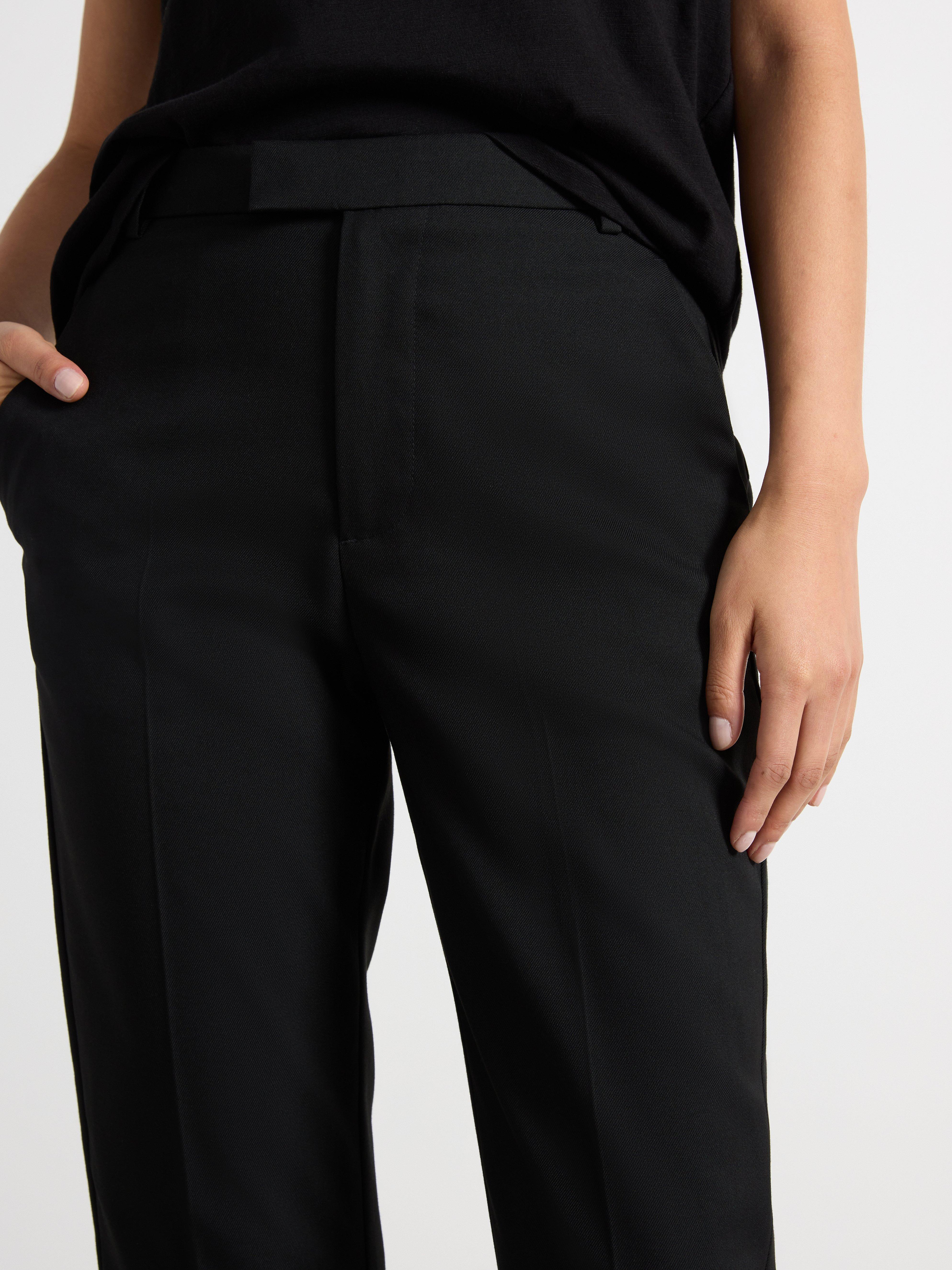 Pantalones cortos POLLY croppade negros