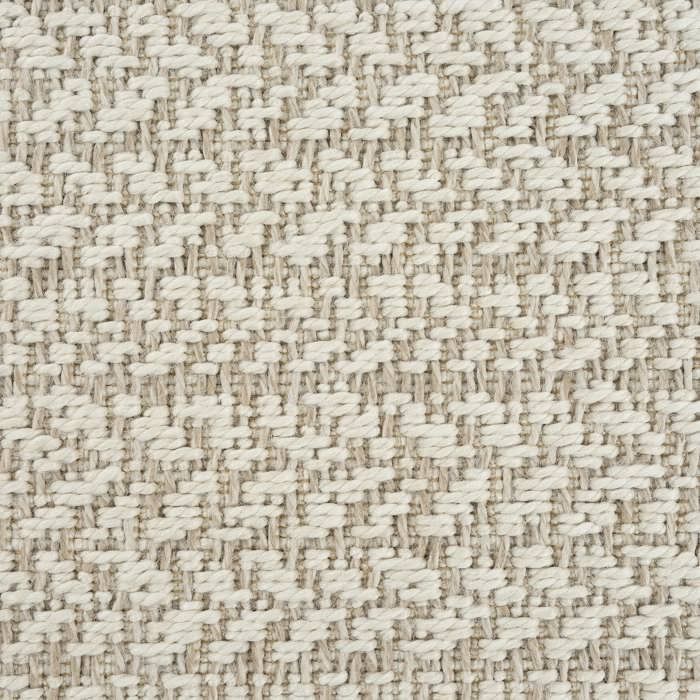 the carpet Kansas Tapis d'intérieur et d'extérieur  de aspect jute, résistant aux intempéries, Crème, 120 x 170 cm (5001)