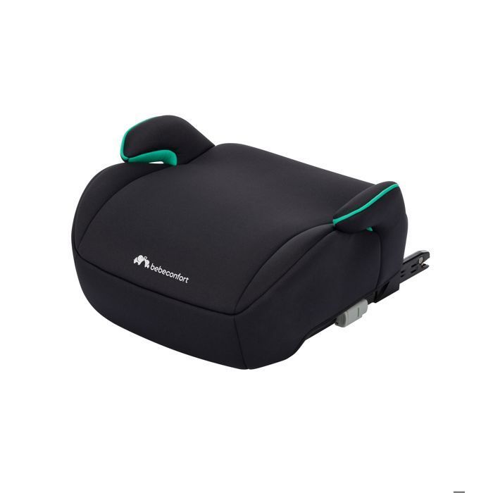 Seggiolino auto Bebeconfort Gaia Fix, seggiolino rialzato Isofix, Gruppo 3 (22-36 kg), dai 6 ai 12 anni, Nero Minerale