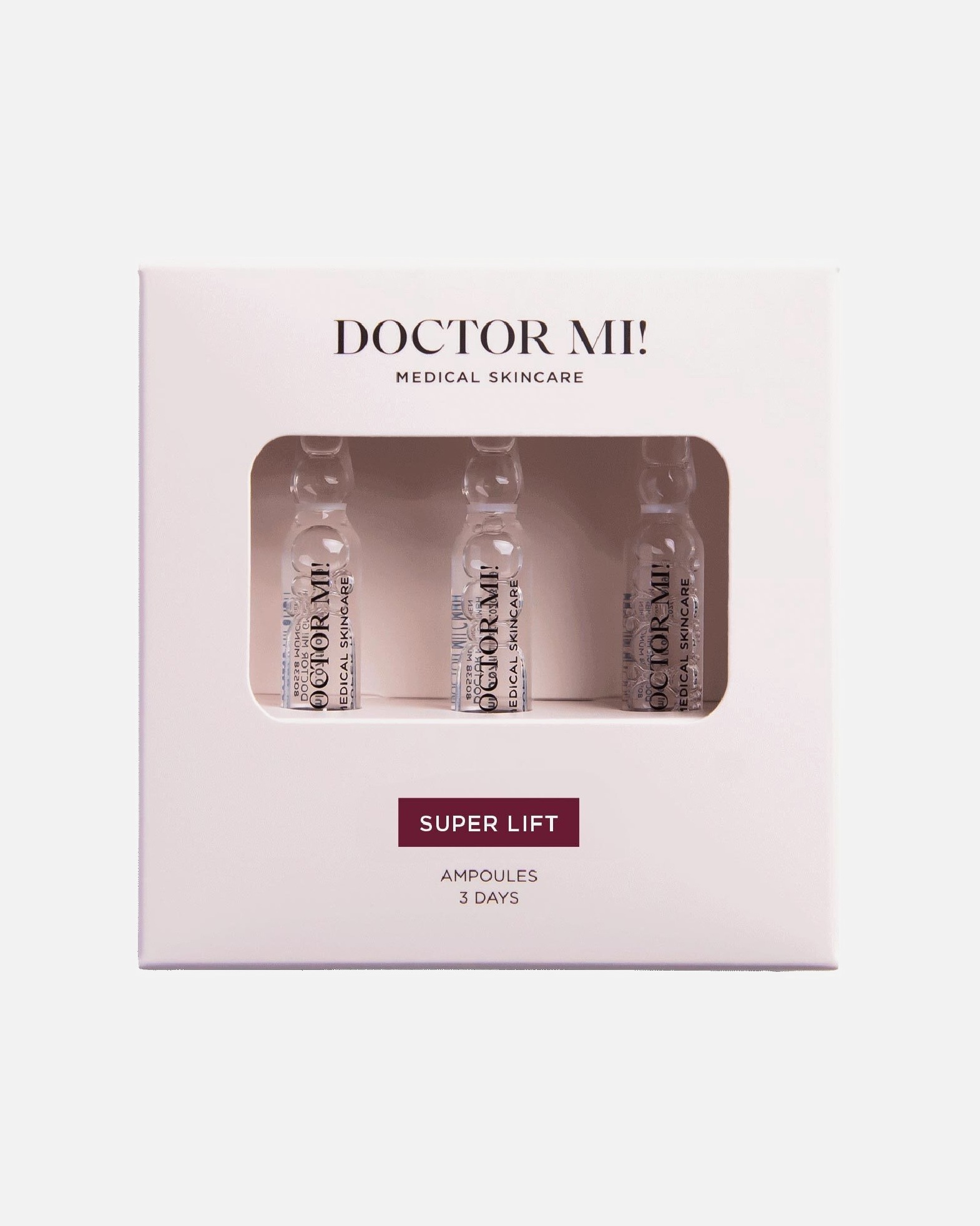 DOCTOR MI! Ampulinis serumas SUPER LIFT ampulės - 3 x 2 ml