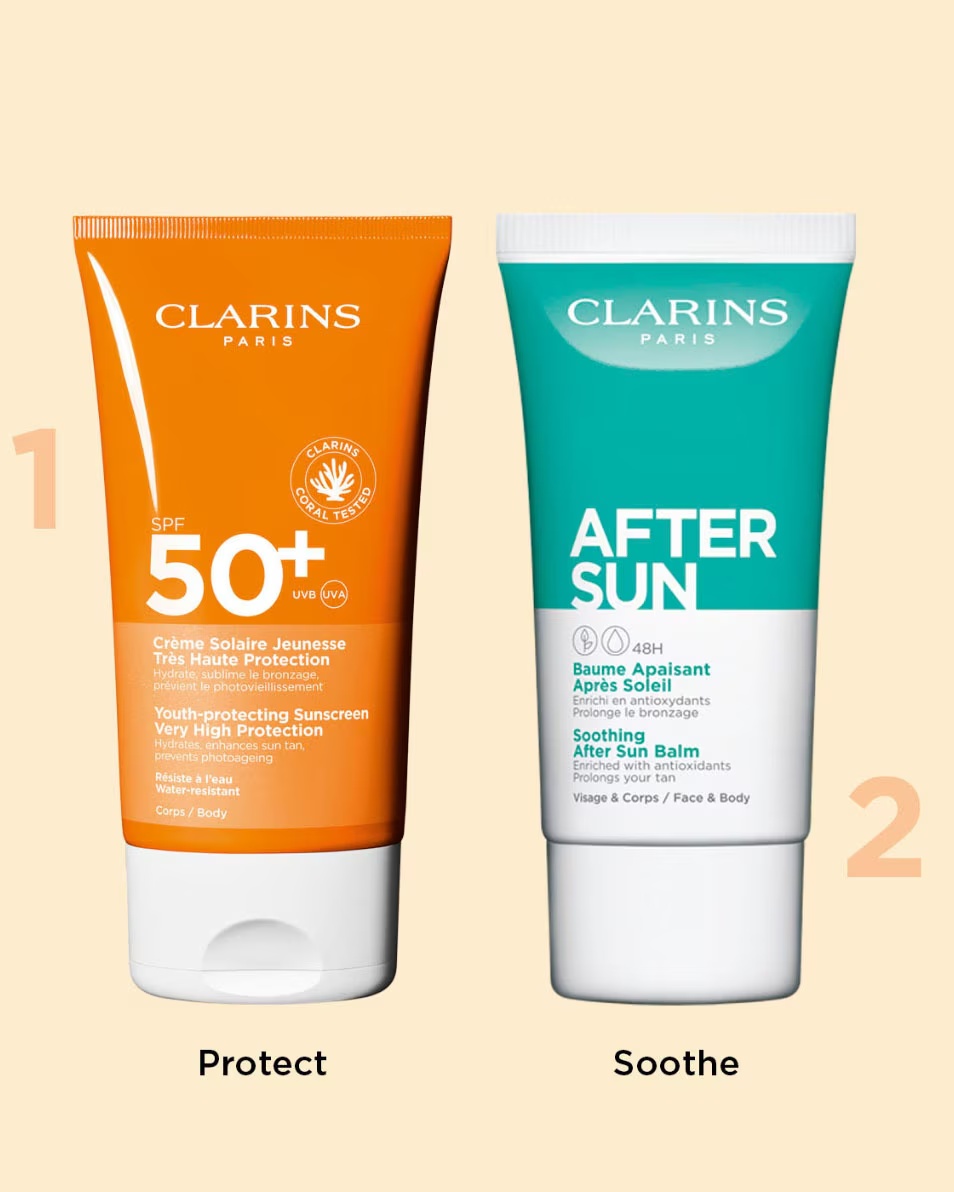 CLARINS Sun Care Body Youth-protecting krema za sunčanje za tijelo s vrlo visokom zaštitom SPF 50