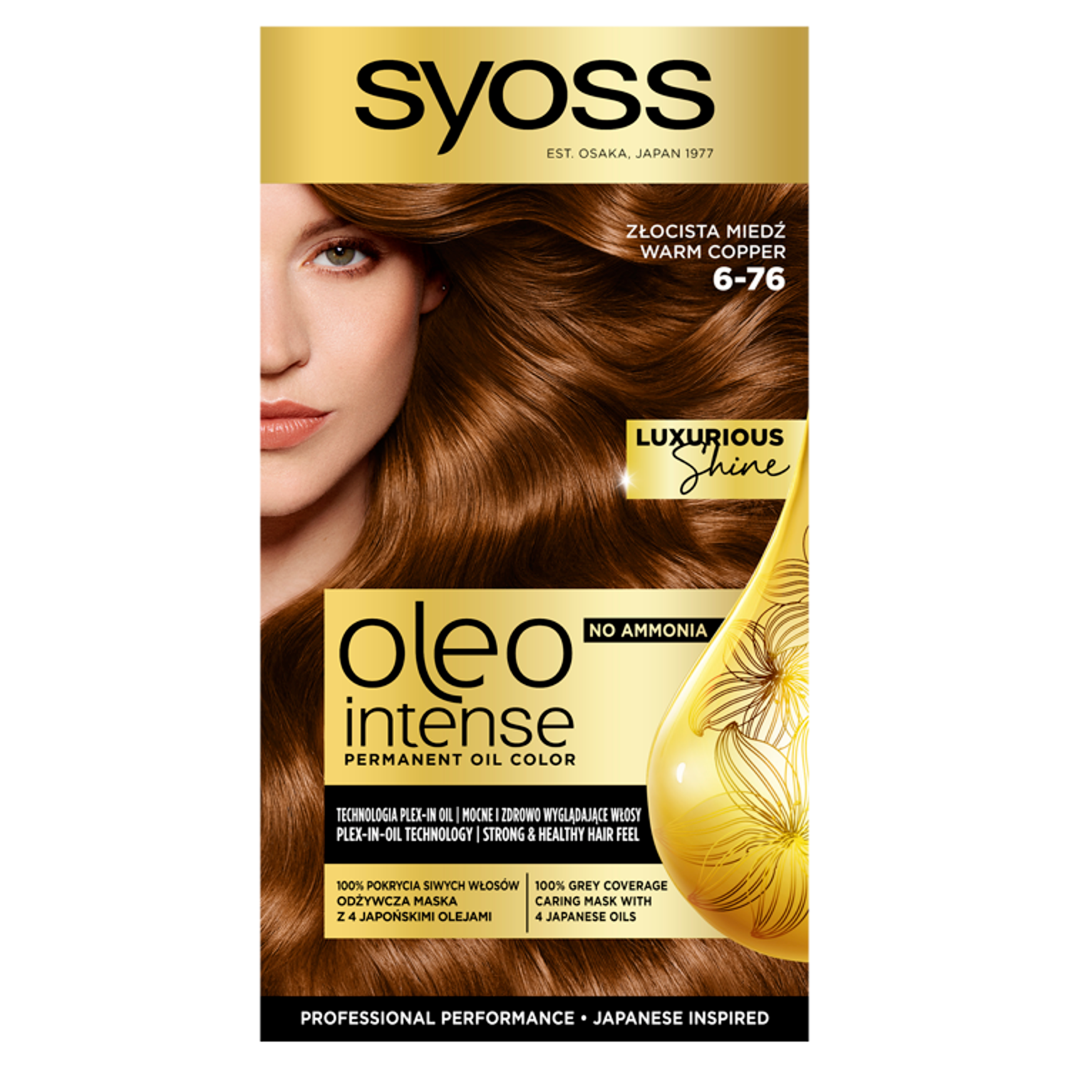 Syoss matu krāsa 7-10 dabīgi blonda Oleo Intense