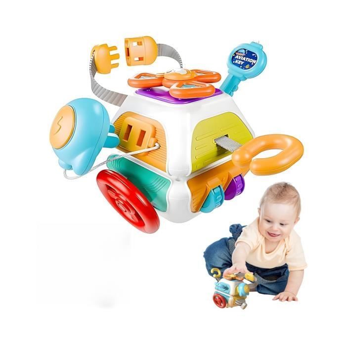 Jouet d'apprentissage - Cube D'Activité 10 en 1 - Coloré - Sensoriel - Éducatif