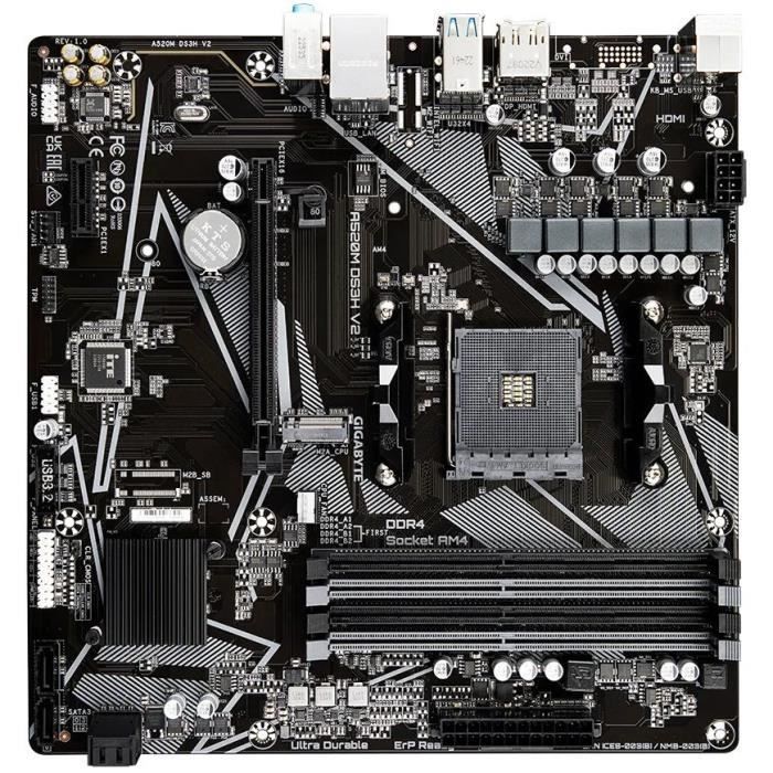 Carte mère - GIGABYTE - Carte mère A520M DS3H V2