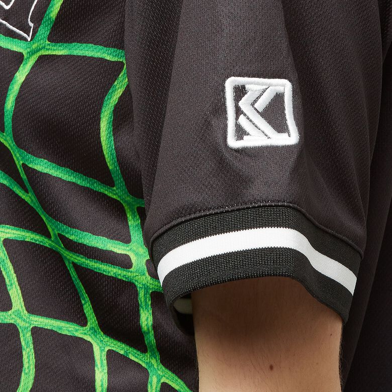 Retro-Baseballshirt mit Blockmuster