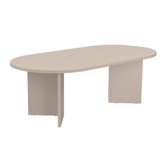 CALICOSY - Tavolino ovale L119 cm - IRIS - Cashmere