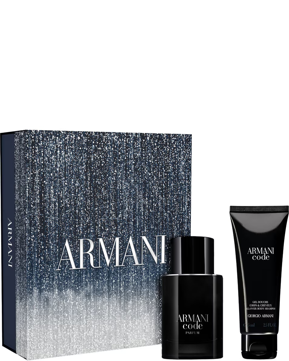 Set cadou ARMANI Code Parfum pentru bărbați, sărbători 2025