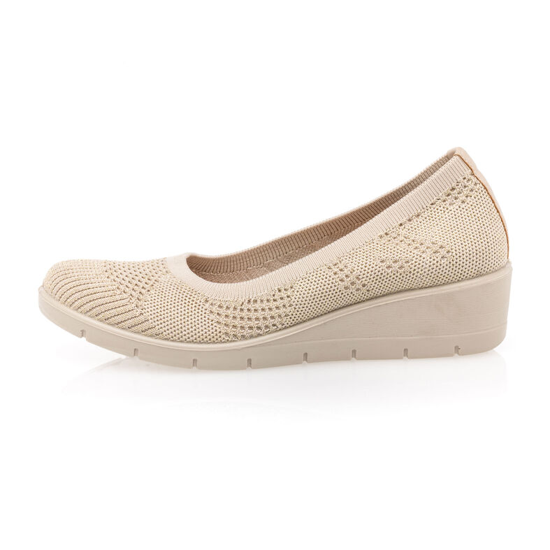 Damskie buty komfortowe beżowe