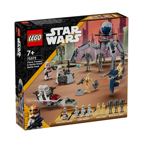 Star Wars™ Clone Trooper™ & Battle Droid™ Battle Pack 75372
