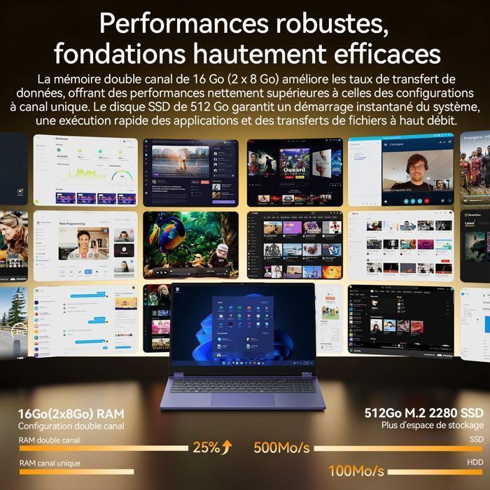 PC Portable Tactile 15,6