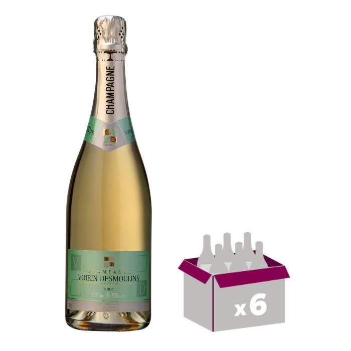 VOIRIN DEMOUSLIN Champagne - Brut - Blanc de Blancs - 75 cl x 6