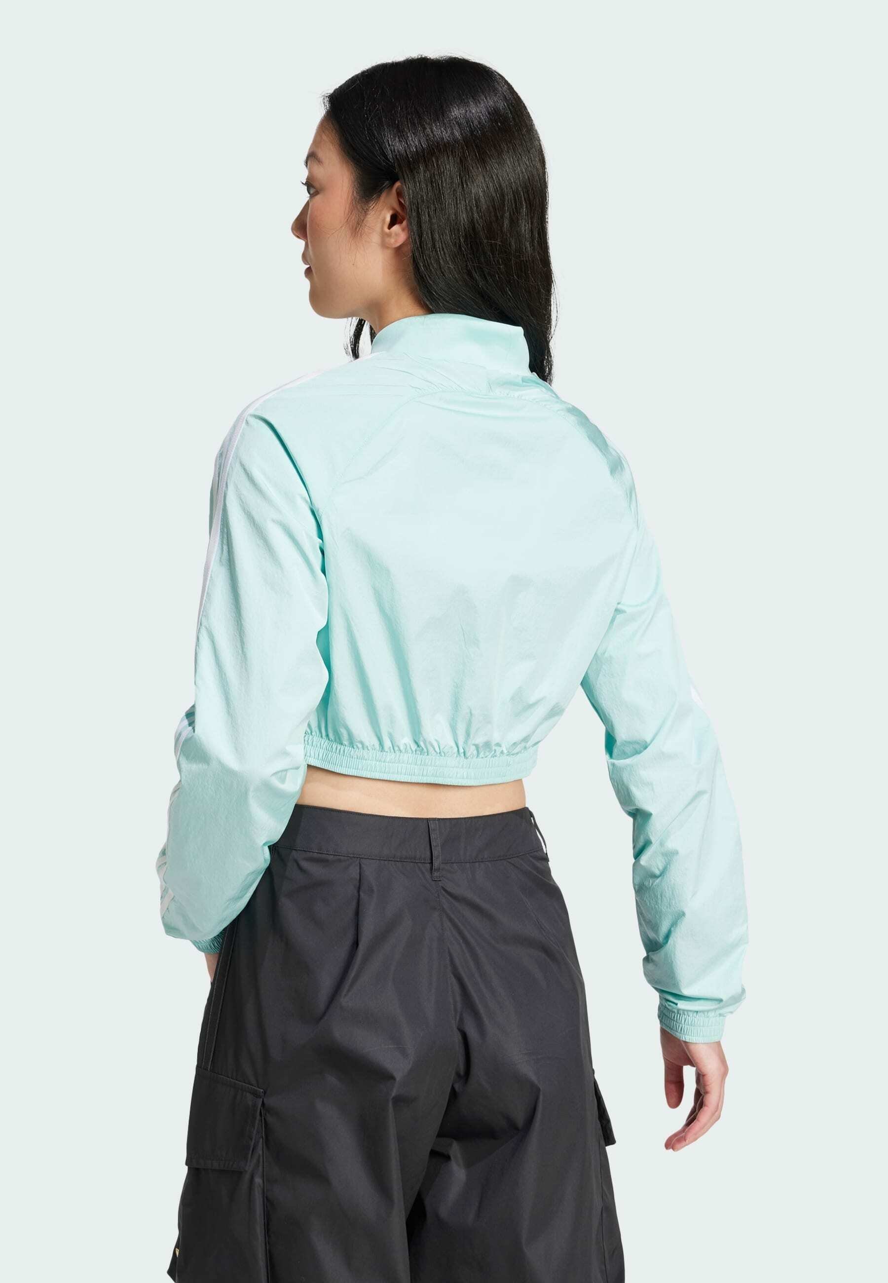 adidas Originals ADICLOR TEAMGEIST CROPPED TRACK - Bomberjack - semi flash aqua