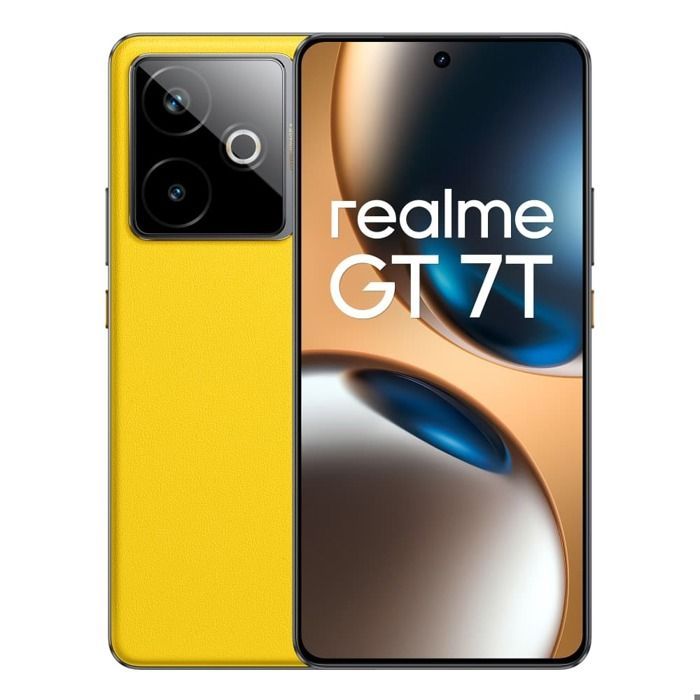Smartphone - REALME - GT 7T - Giallo - 12 GB di RAM - 256 GB di memoria interna