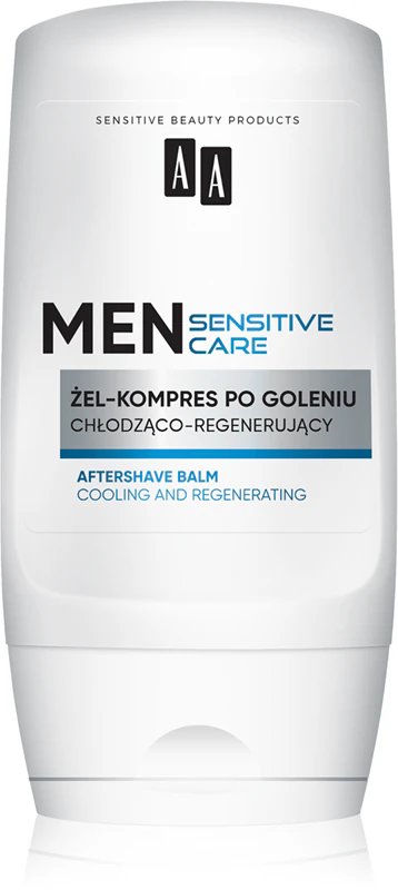 Gel pós-barba AA Cosmetics Men Sensitive com efeito refrescante