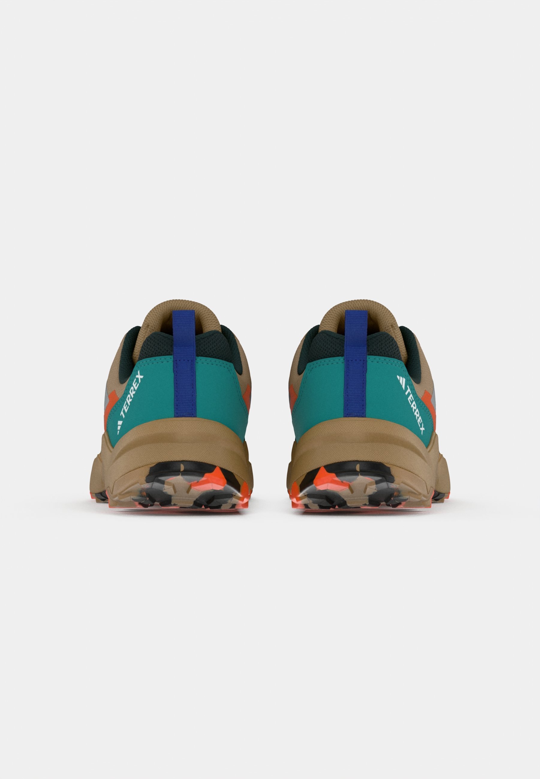 Adidas Terrex AX4R UNISEX - Wanderschuhe - Karton, matt silberfarben/reines Türkis