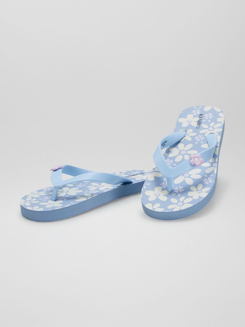 Chanclas 'Flor' - AZUL