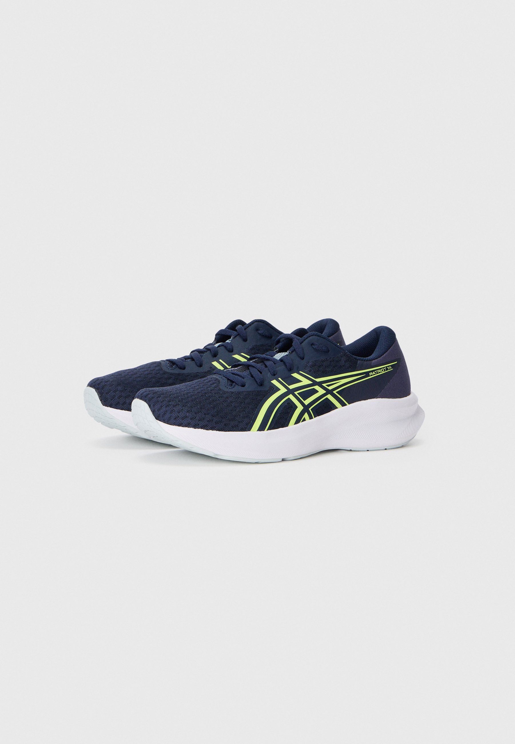 ASICS PATRIOT 14 - Scarpe da corsa su strada - giallo mezzanotte/lucido