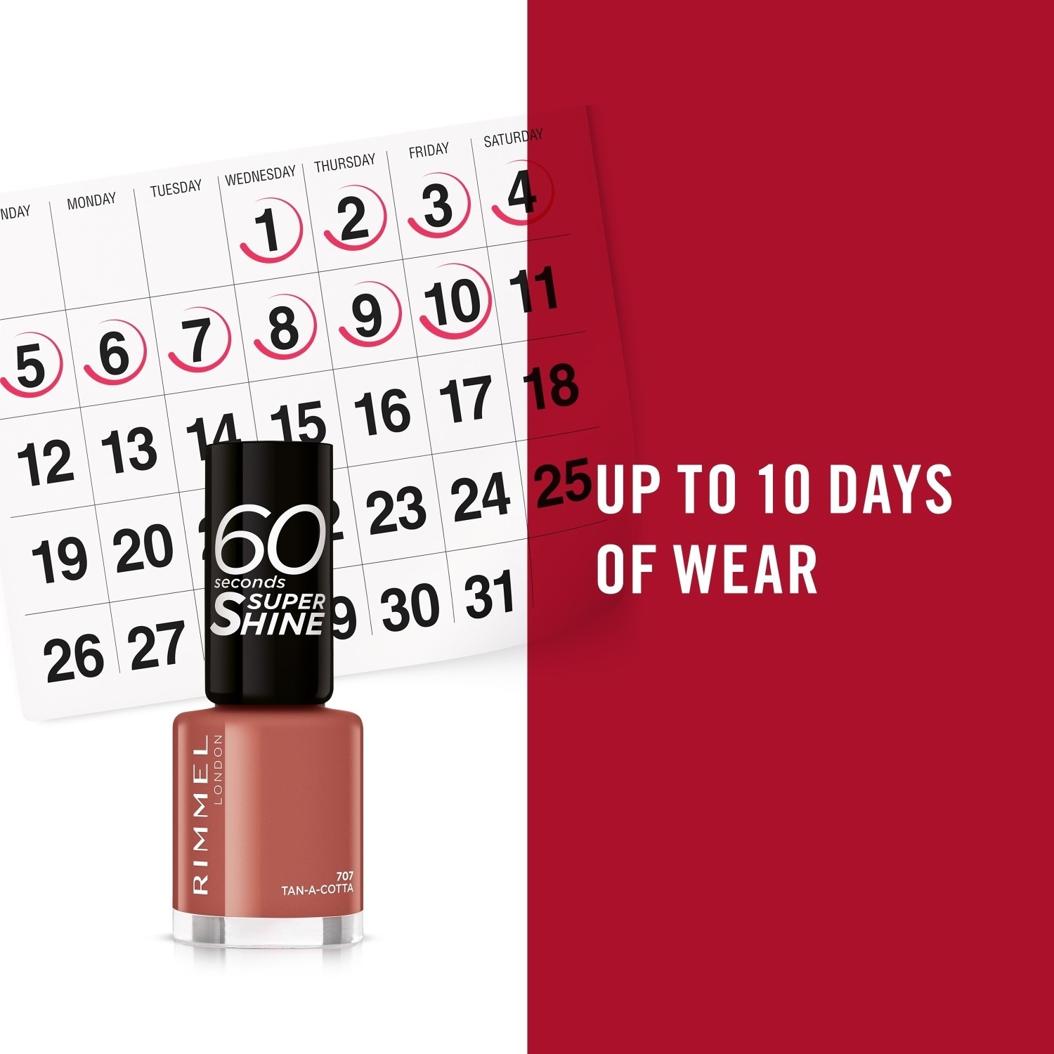 Rimmel London Nagellack 60 Seconds Super Shine lak za nokte u boji - 8 ml