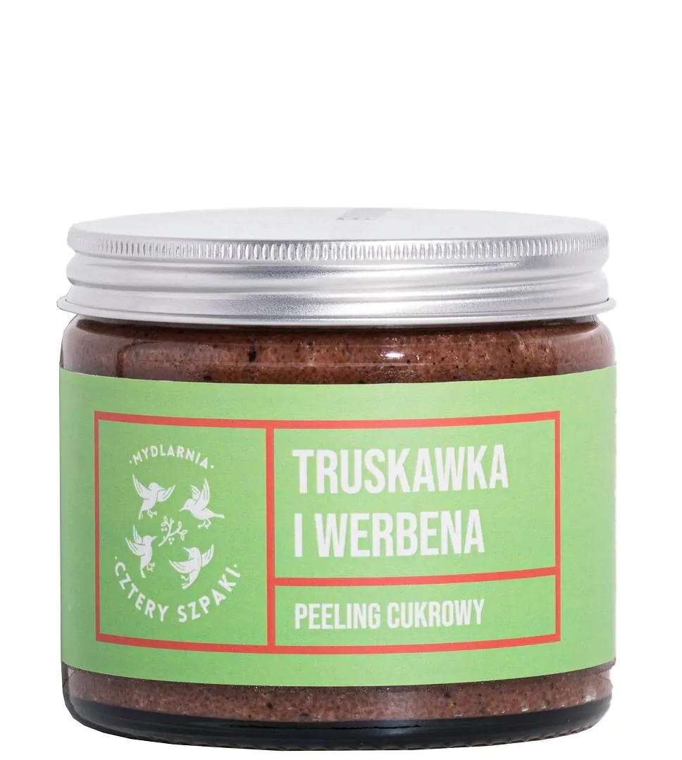 Mydlarnia Cztery Szpaki Peeling Truskawka i Werbena