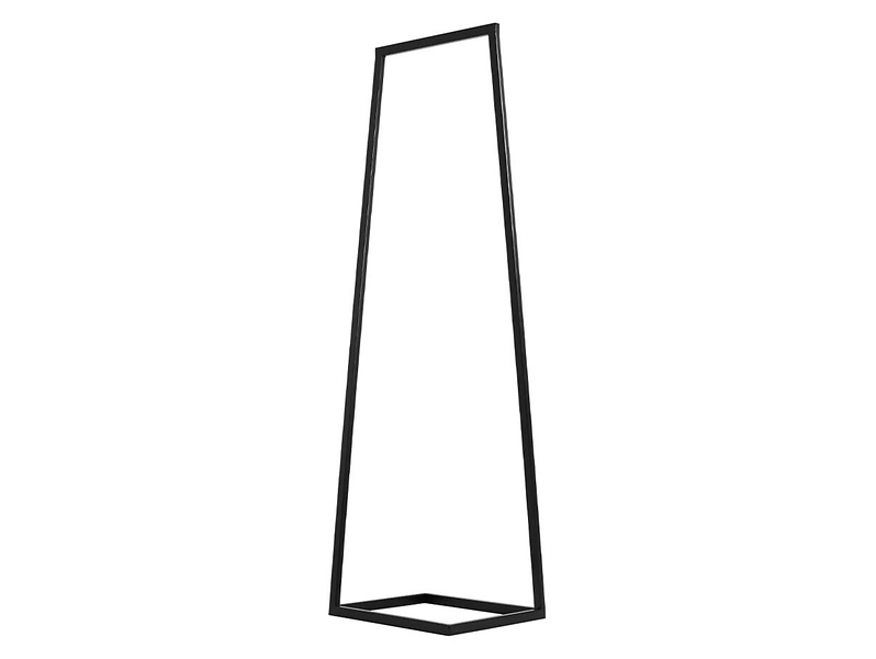 Wieszak na ubrania metalowy Hall 50x170 cm czarny