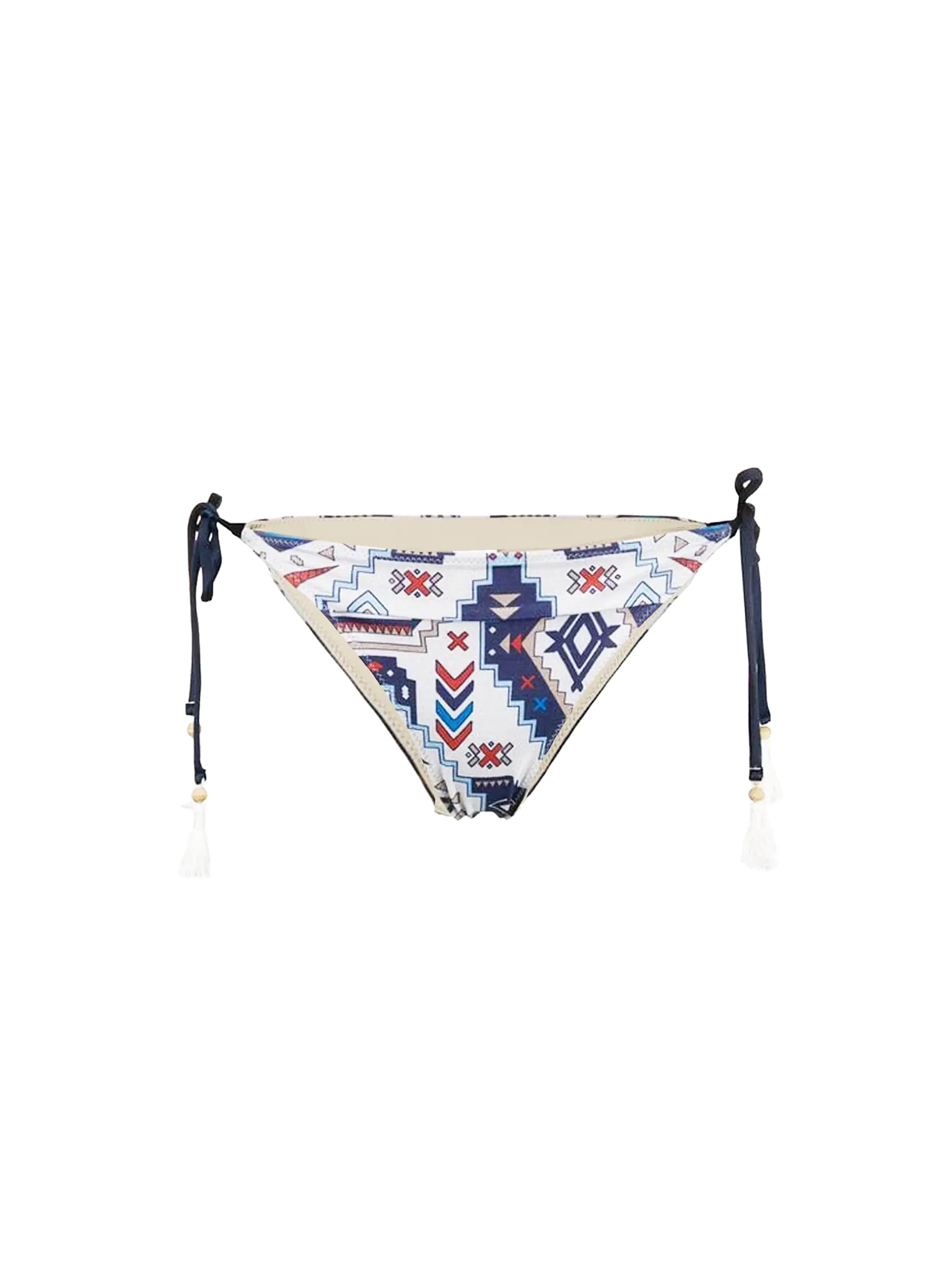 Dames zwembroek met Aztekenprint en glittermotief