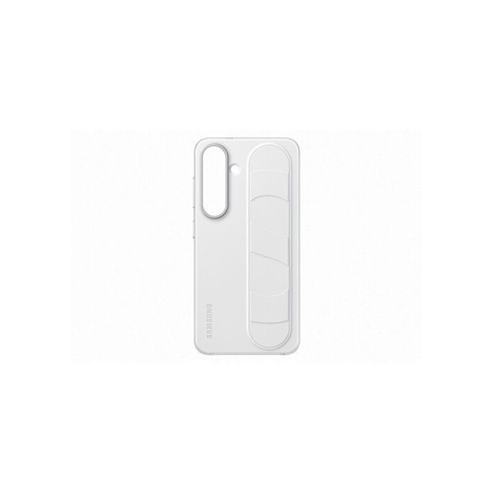 Hoesje - Samsung - Galaxy S25 - Wit - Standaardfunctie - Geïntegreerde band