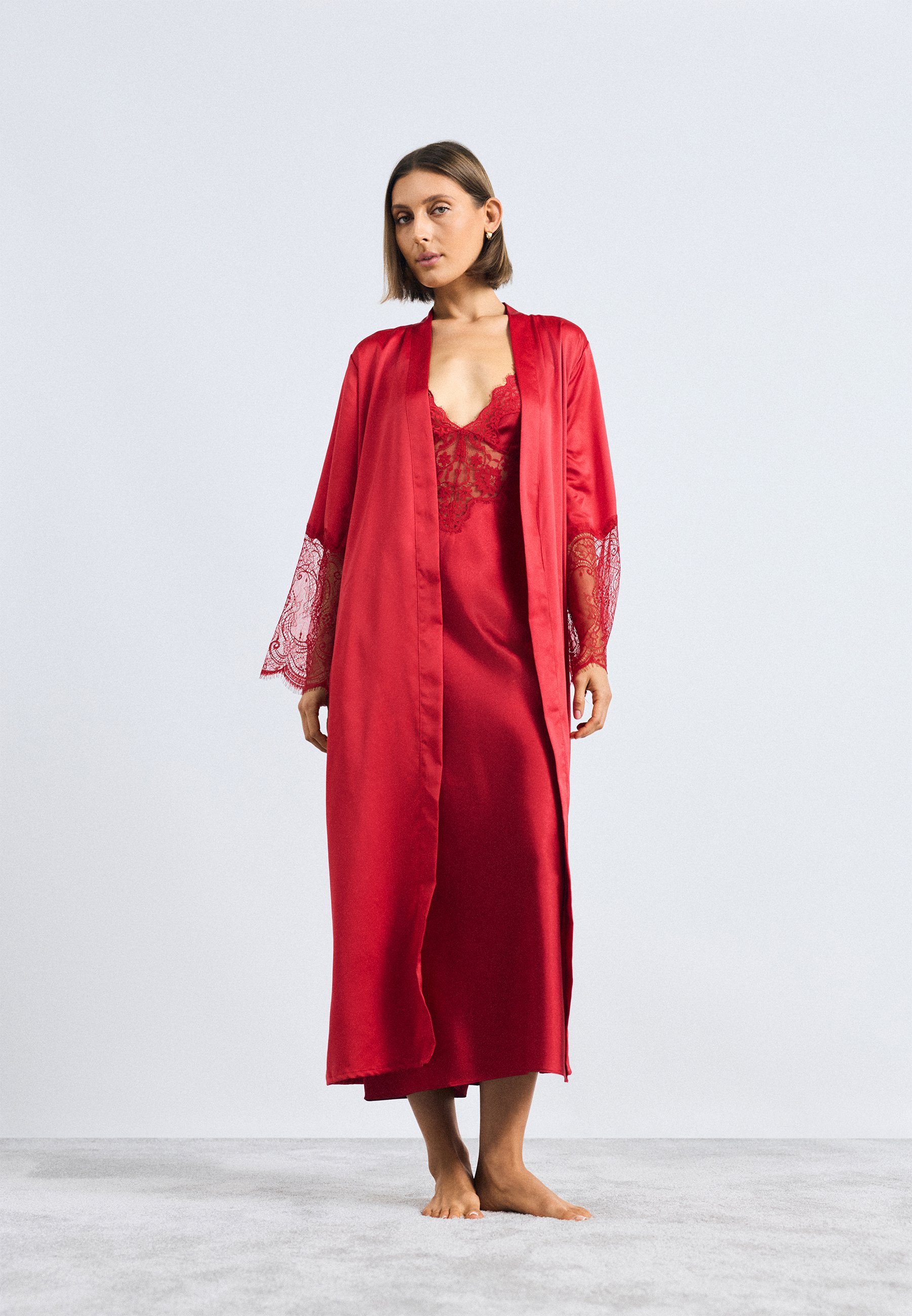 Hunkemöller LONG MYA - Nachthemd - rood